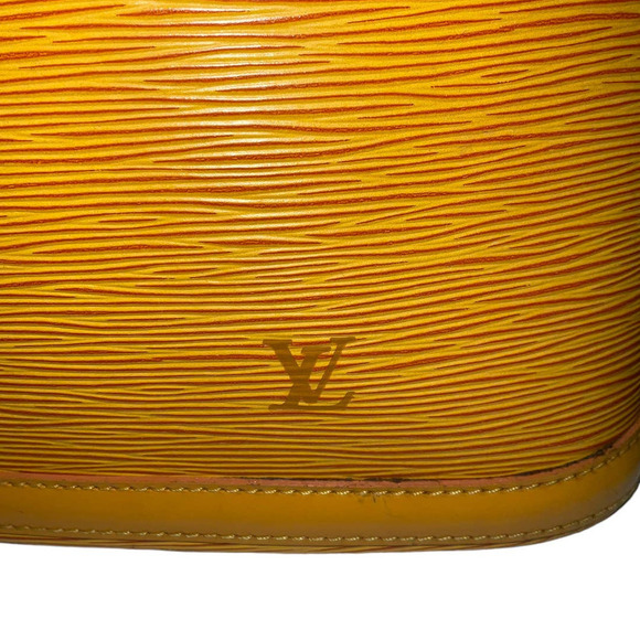 VINTAGE LOUIS VUITTON Lussac Epi Leather Shopper GM Yellow - Picture 14 of 16